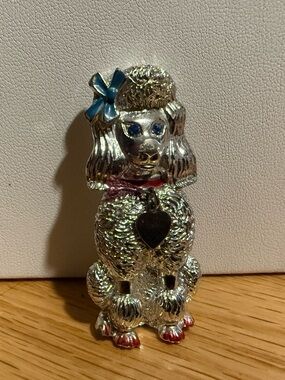Sarah Coventry Poodle Brooch Pin
